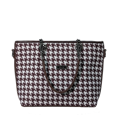 Elegant Chain Tote - Classic Pattern