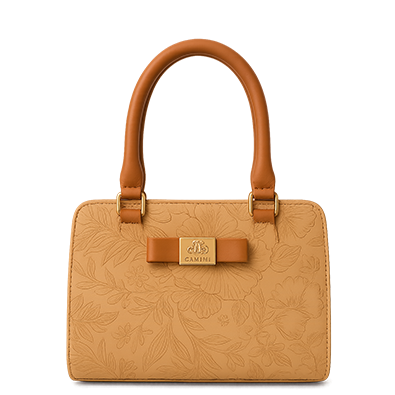New Design Ladies Handbags Floral Embossed Luxury Satchel