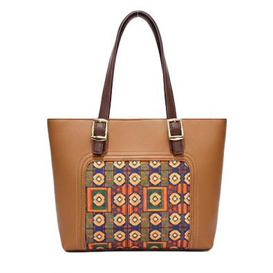 Brown Ethnic Tote